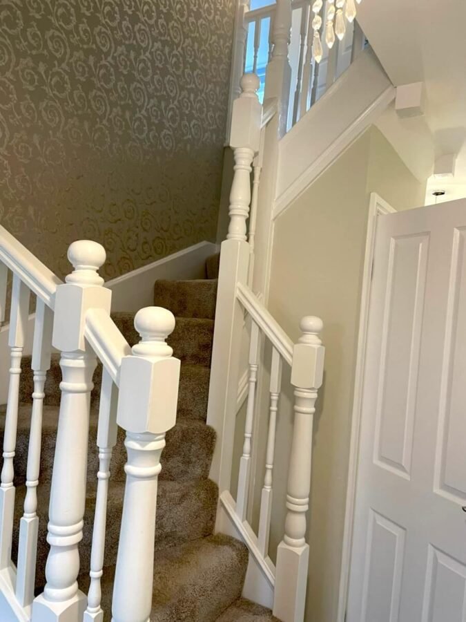 staircase door installed swansea daffodil carpentry
