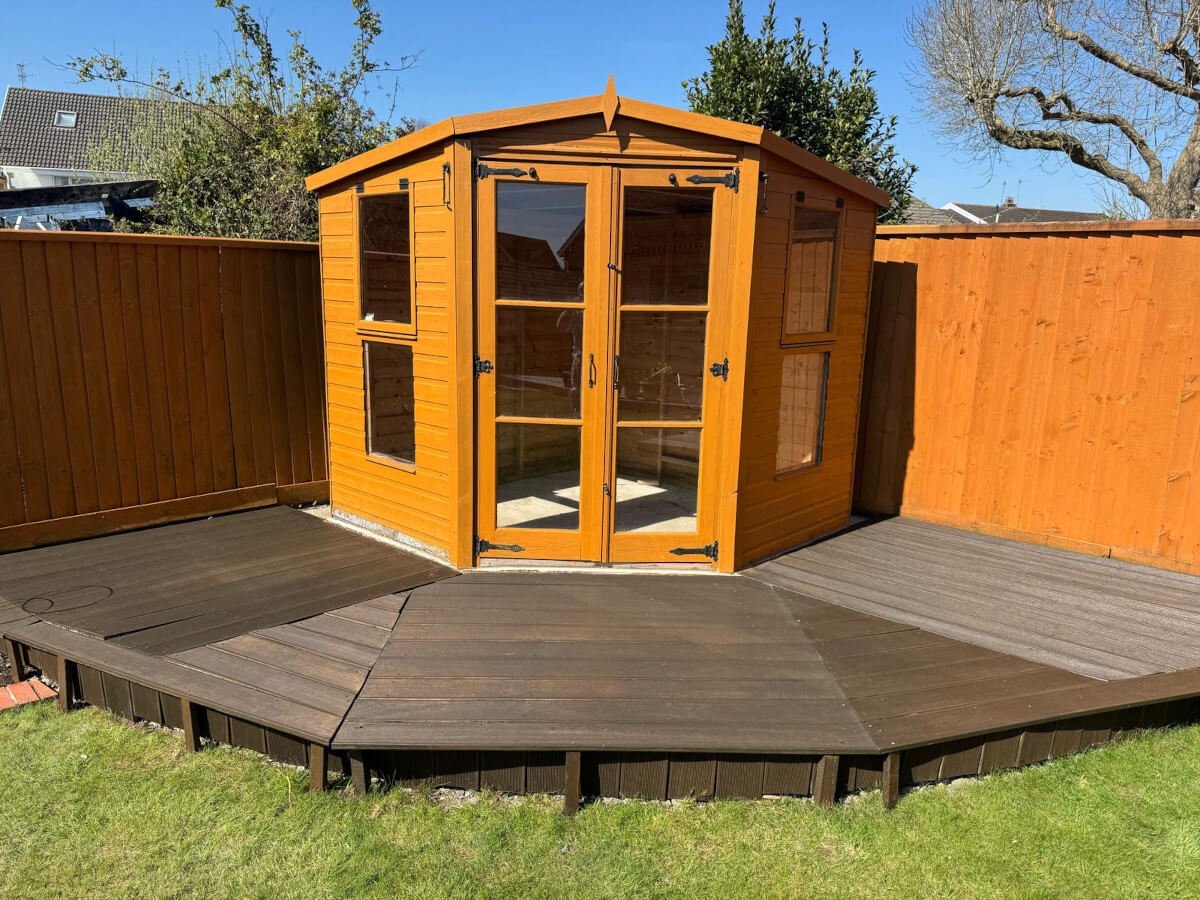 swansea shed deck installed daffodil carpentry